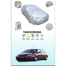 Dokaca Gri Ford Focus 4 Kapılı 1999 - 2001 Uyumulu Oto Branda, Araba Brandası, Koruyucu Örtü