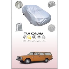 Dokaca Gri Volvo 145 1967 - 1974 Uyumulu Oto Branda, Araba Brandası, Koruyucu Örtü