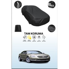 Dokaca Siyah Ford Taurus 2012 - 2019 Uyumlu Araba Brandası, Koruyucu Örtü, Oto Branda