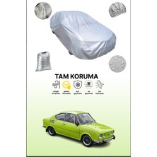 Dokaca Gri Skoda 110R 1970 - 1982 Uyumulu Oto Branda, Araba Brandası, Koruyucu Örtü