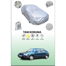 Dokaca Gri Skoda Felicia 2 Uyumulu Oto Branda, Araba Brandası, Koruyucu Örtü
