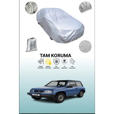 Dokaca Gri Suzuki Vitara 3 Kapılı 1989 - 1998 Uyumulu Oto Branda, Araba Brandası, Koruyucu Örtü