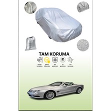 Dokaca Gri Mercedes Sl-Serisi (R230) 2001 - 2006 Uyumulu Oto Branda, Araba Brandası, Koruyucu Örtü