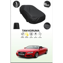 Dokaca Siyah Audi A5 Cabriolet 2009 - 2012 Uyumlu Araba Brandası, Koruyucu Örtü, Oto Branda
