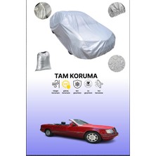 Dokaca Gri Mercedes Ce Cabriolet (A124) 1992 - 1995 Uyumulu Oto Branda, Araba Brandası, Koruyucu Örtü