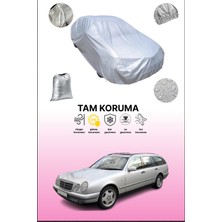 Dokaca Gri Mercedes E-Serisi T-Modell (S210) 1999 - 2003 Uyumulu Oto Branda, Araba Brandası, Koruyucu Örtü