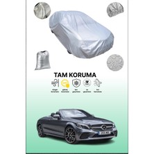 Dokaca Gri Mercedes C-Class (A205) 2018 - 2021 Uyumulu Oto Branda, Araba Brandası, Koruyucu Örtü