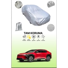 Dokaca Gri Toyota BZ4X Uyumulu Oto Branda, Araba Brandası, Koruyucu Örtü