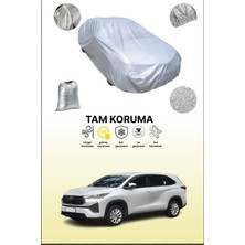 Dokaca Gri Toyota Kijang 1nnova Zenix 3 Uyumulu Oto Branda, Araba Brandası, Koruyucu Örtü