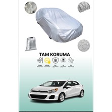 Dokaca Gri Kia Rio 4 Hatchback Uyumulu Oto Branda, Araba Brandası, Koruyucu Örtü