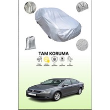 Dokaca Gri Volkswagen Jetta 2005 - 2011 Uyumulu Oto Branda, Araba Brandası, Koruyucu Örtü