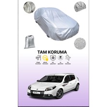 Dokaca Gri Renault Sandero Gt Line 2012 - 2021 Uyumulu Oto Branda, Araba Brandası, Koruyucu Örtü