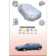 Dokaca Gri Fiat Uno 5 Kapılı 1983 - 1989 Uyumulu Oto Branda, Araba Brandası, Koruyucu Örtü