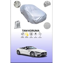 Dokaca Gri Mercedes-Benz Sl Roadster Uyumulu Oto Branda, Araba Brandası, Koruyucu Örtü