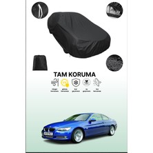 Dokaca Siyah Bmw 3 Serisi Coupe (E92) 2006 - 2010 Uyumlu Araba Brandası, Koruyucu Örtü, Oto Branda