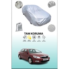 Dokaca Gri Skoda Octavia 2008 - 2012 Uyumulu Oto Branda, Araba Brandası, Koruyucu Örtü
