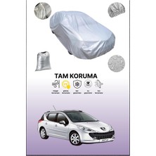 Dokaca Gri Peugeot 207 Sw Uyumulu Oto Branda, Araba Brandası, Koruyucu Örtü