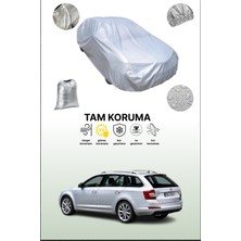 Dokaca Gri Skoda Octavia Combi 4x4 2011 - 2013 Uyumulu Oto Branda, Araba Brandası, Koruyucu Örtü
