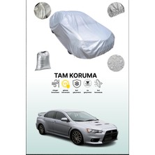 Dokaca Gri Mitsubishi Lancer Evolution x Uyumulu Oto Branda, Araba Brandası, Koruyucu Örtü