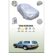 Dokaca Gri Nissan Patrol Hardtop Uyumulu Oto Branda, Araba Brandası, Koruyucu Örtü