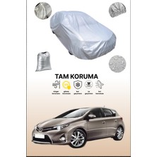 Dokaca Gri Toyota Auris Uyumulu Oto Branda, Araba Brandası, Koruyucu Örtü