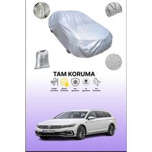 Dokaca Gri Volkswagen Passat Variant Gte 2019 - 2021 Uyumulu Oto Branda, Araba Brandası, Koruyucu Örtü
