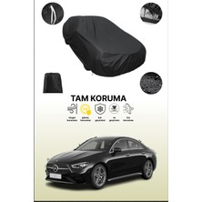 Dokaca Siyah Mercedes Cla Coupe (C118) 2019 - 2021 Uyumlu Araba Brandası, Koruyucu Örtü, Oto Branda