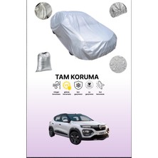 Dokaca Gri Renault Kwıd Uyumulu Oto Branda, Araba Brandası, Koruyucu Örtü