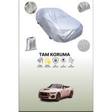 Dokaca Gri Ford Mustang Convertible Vıı Uyumulu Oto Branda, Araba Brandası, Koruyucu Örtü