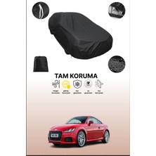Dokaca Siyah Audi Tt Roadster 2014 - 2018 Uyumlu Araba Brandası, Koruyucu Örtü, Oto Branda