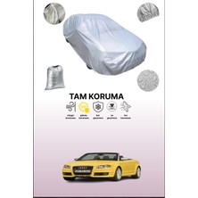 Dokaca Gri Audi Rs4 Cabriolet 2006 - 2009 Uyumulu Oto Branda, Araba Brandası, Koruyucu Örtü