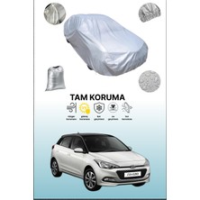 Dokaca Gri Hyundai I20 Uyumulu Oto Branda, Araba Brandası, Koruyucu Örtü