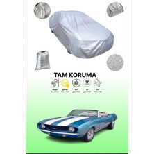 Dokaca Gri Chevrolet Camaro 1 Convertible Uyumulu Oto Branda, Araba Brandası, Koruyucu Örtü
