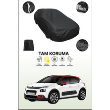 Dokaca Siyah Citroen C3 Aircross 2 Uyumlu Araba Brandası, Koruyucu Örtü, Oto Branda