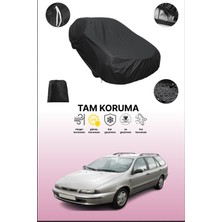 Dokaca Siyah Fiat Marea Weekend 1996 - 2002 Uyumlu Araba Brandası, Koruyucu Örtü, Oto Branda