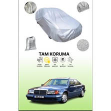 Dokaca Gri Mercedes 500 E (W124) 1991 - 1993 Uyumulu Oto Branda, Araba Brandası, Koruyucu Örtü