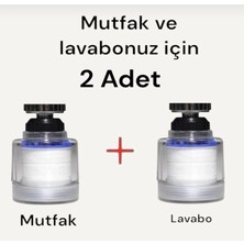 Truva 2 Adet Musluk Ucu Filtre(Mutfak ve Lavabo Için)