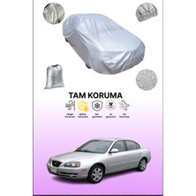 Dokaca Gri Hyundai Elantra 3 Uyumulu Oto Branda, Araba Brandası, Koruyucu Örtü