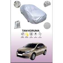 Dokaca Gri Renault Symbol 3 Uyumulu Oto Branda, Araba Brandası, Koruyucu Örtü