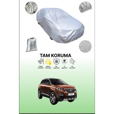 Dokaca Gri Peugeot 3008 2 Uyumulu Oto Branda, Araba Brandası, Koruyucu Örtü