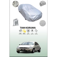 Dokaca Gri Ford Ka 1997 - 2008 Uyumulu Oto Branda, Araba Brandası, Koruyucu Örtü