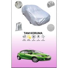 Dokaca Gri Mazda 2 2 Uyumulu Oto Branda, Araba Brandası, Koruyucu Örtü