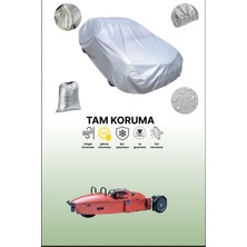 Dokaca Gri Morgan Super 3 Uyumulu Oto Branda, Araba Brandası, Koruyucu Örtü