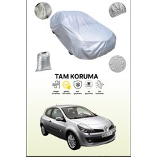 Dokaca Gri Renault Clio 3 Uyumulu Oto Branda, Araba Brandası, Koruyucu Örtü