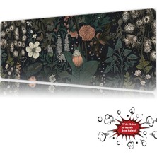 Urzuva Midnight Garden 90X40 4mm Kalınlık Premium Gaming Oyuncu Mousepad, Anti Slip Xxl Mouse Pad