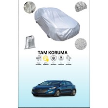 Dokaca Gri Hyundai Elantra Gt 2017 - 2021 Uyumulu Oto Branda, Araba Brandası, Koruyucu Örtü