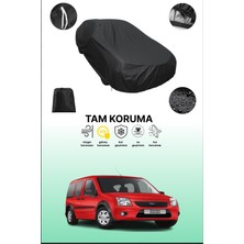Dokaca Siyah Ford Tourneo Connect 2009 - 2013 Uyumlu Araba Brandası, Koruyucu Örtü, Oto Branda