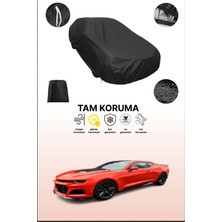 Dokaca Siyah Chevrolet Camaro Zl1 2012 - 2021 Uyumlu Araba Brandası, Koruyucu Örtü, Oto Branda