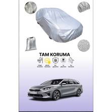 Dokaca Gri Kia Ceed 3 Sportswagon Uyumulu Oto Branda, Araba Brandası, Koruyucu Örtü