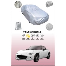 Dokaca Gri Mazda Mx-5 4 Uyumulu Oto Branda, Araba Brandası, Koruyucu Örtü